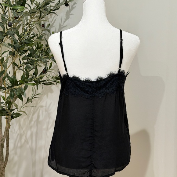 Abercrombie & Fitch Black Lace Trim Cami Top - Picture 3 of 4